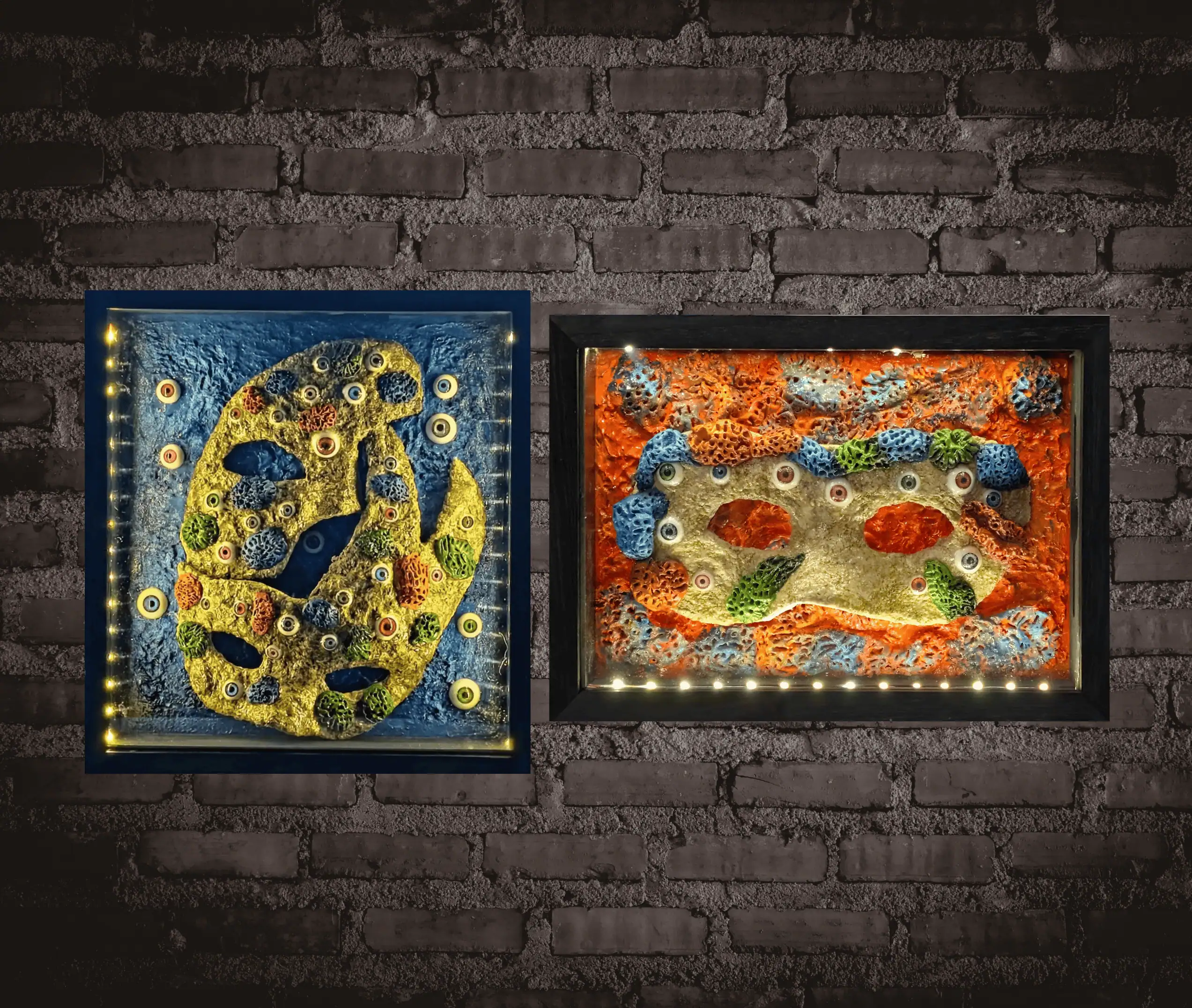 Shadow Box: Serie de obras surrealistas en técnica mixta de Madeleine Selman