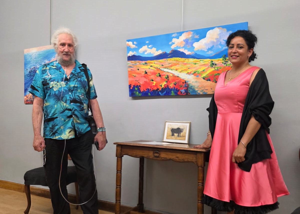 exposición "Dos artistas – Dos estilos" en la Galería Michel Menéndez