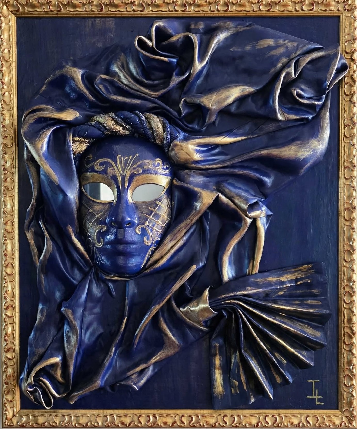 Nyx - Hilos del Destino | Obra en Relieve por Madeleine Selman
